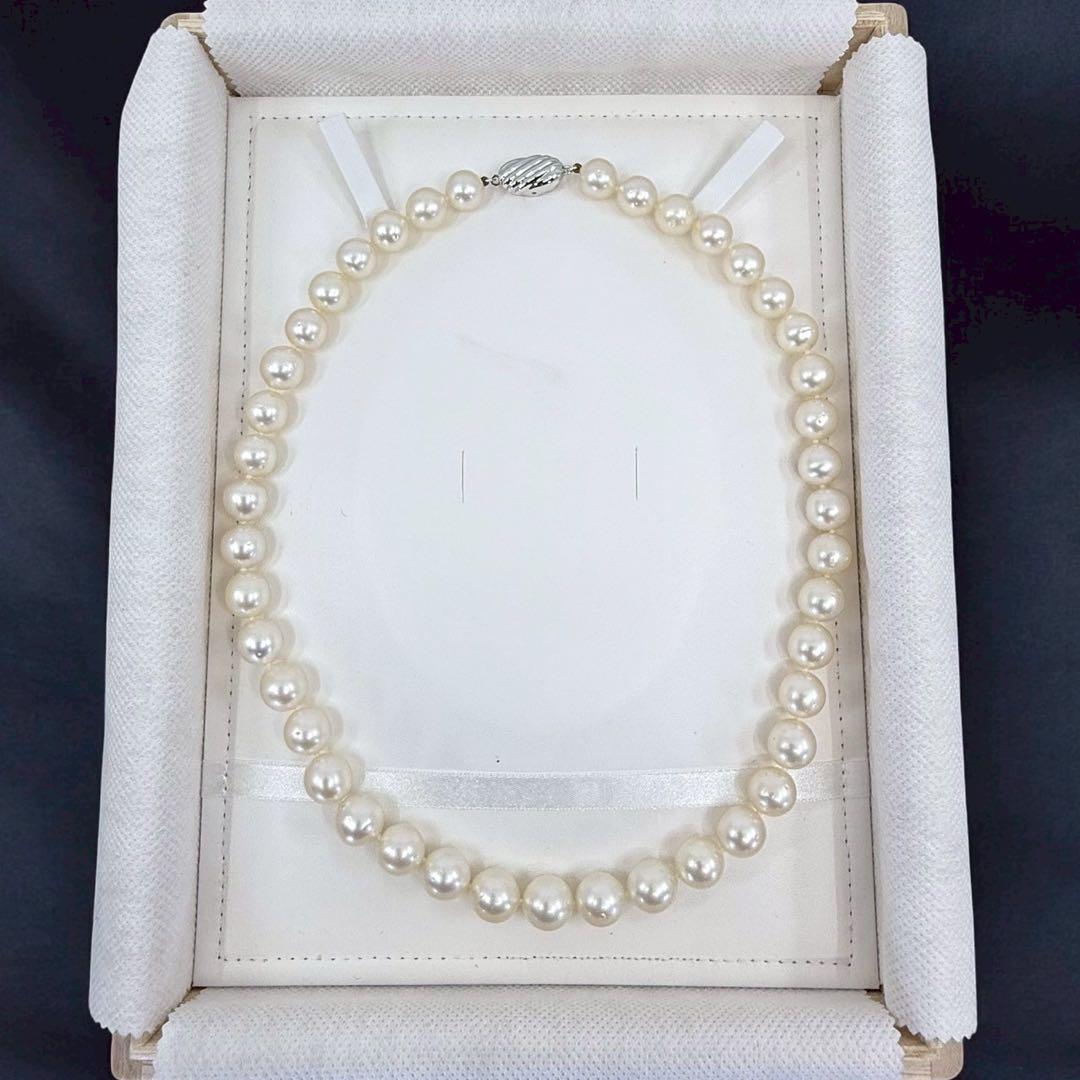 【極上】高島屋　白蝶真珠　パール　ネックレス　鑑別書付き　大珠　11mm