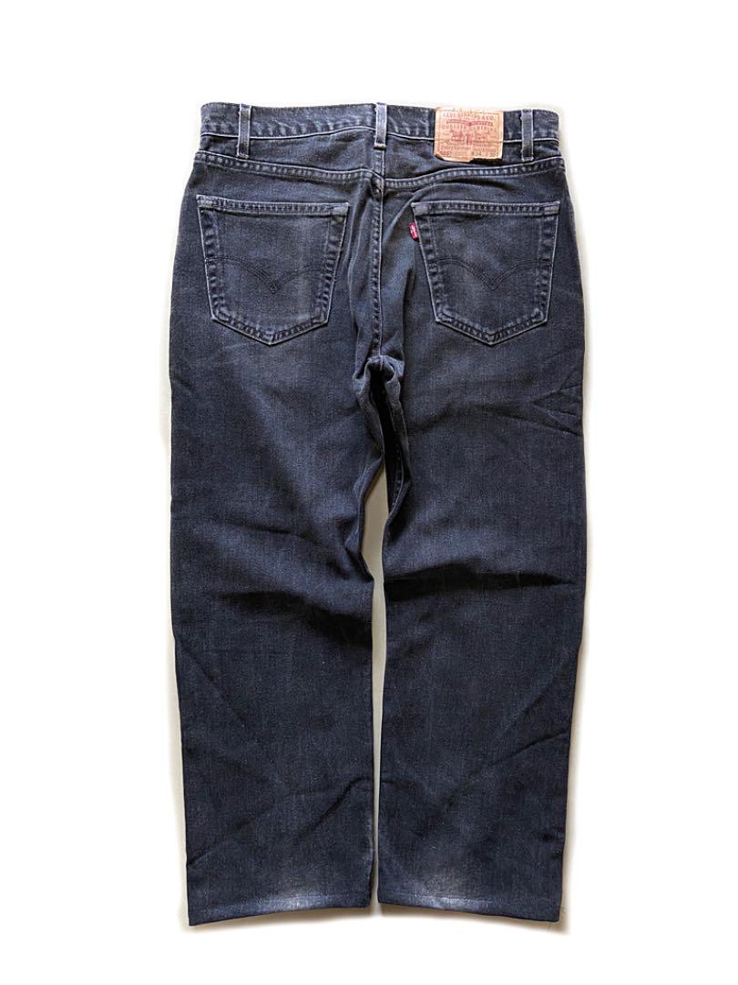 USA製 黒 BLACK デニム パンツ r4RUN-m21121681542 Levi’s リーバイス 505 通販最新作