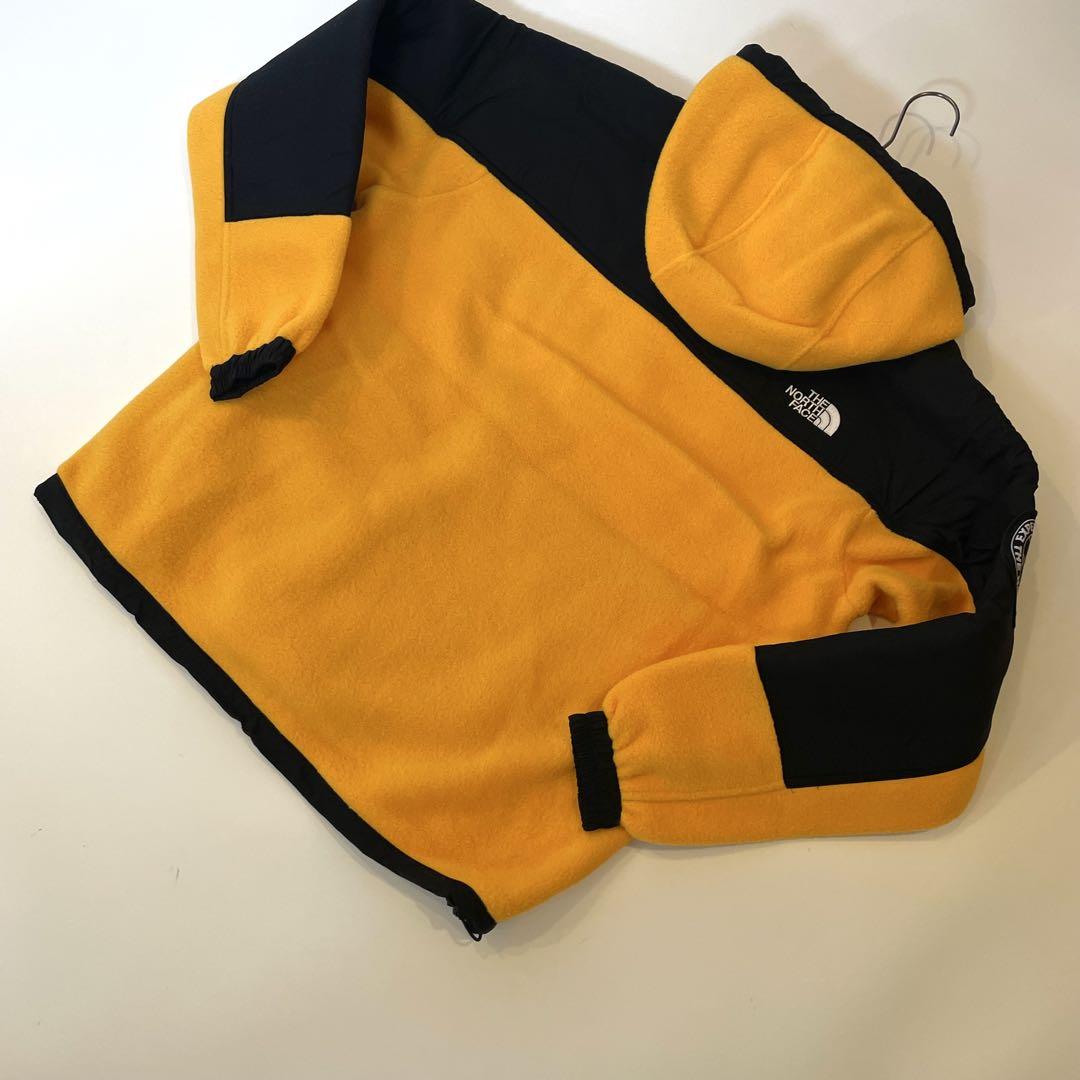 【新品】S ノースフェイス ヒムフリースパーカー ロゴ刺繍 サミットゴールド 黄
