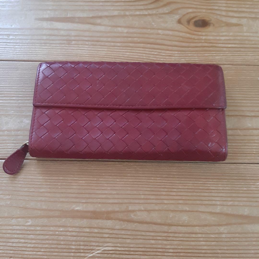 送料無料　匿名配送　BOTTEGA ボッテガ　ヴェネタ　財布　ウォレット　赤