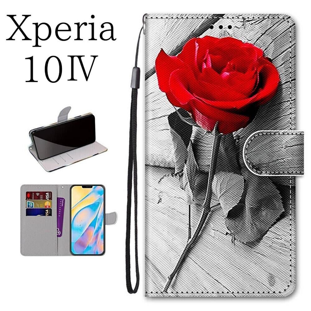新品■Xperia 10 IV　エクスペリア10マーク４手帳型　一凛