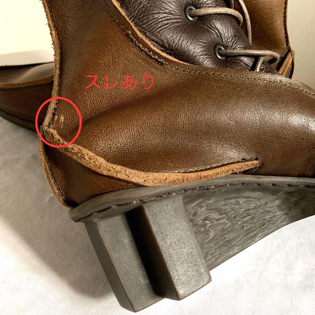 【美品】Trippen 36（22.5cm相当）ムートン×レザー　内ボア　ブーツ