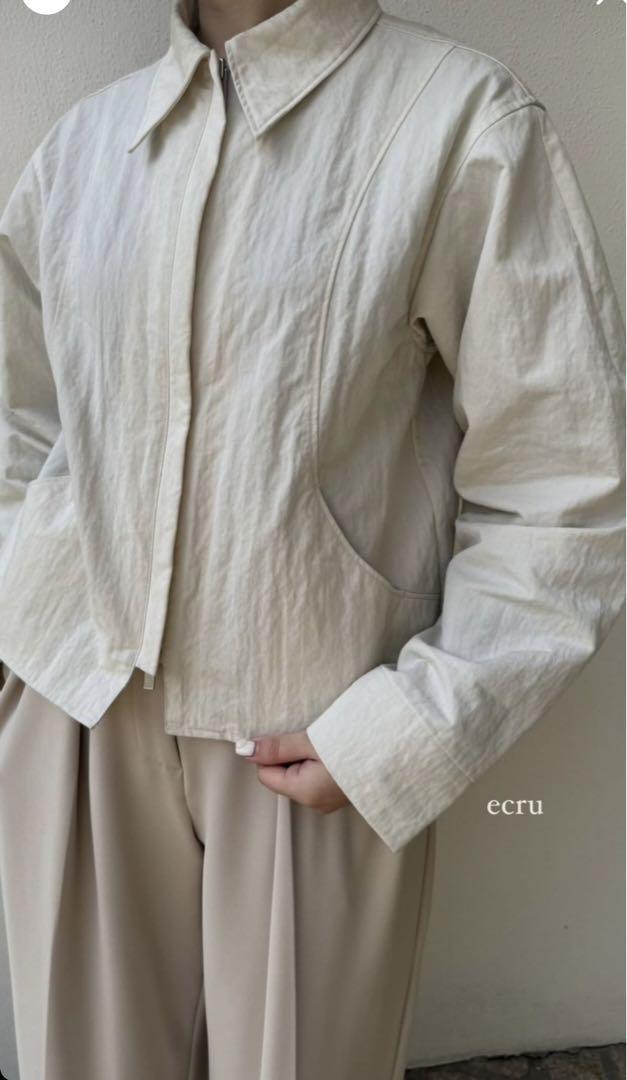 todayfulウォッシャージップブルゾン