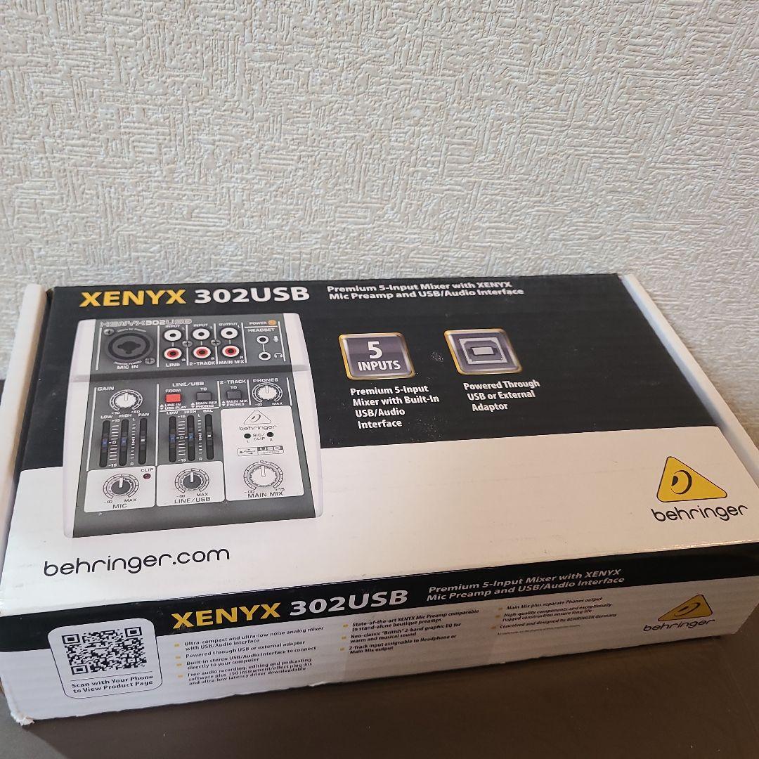 Behringer XENYX 302USB アナログミキサー