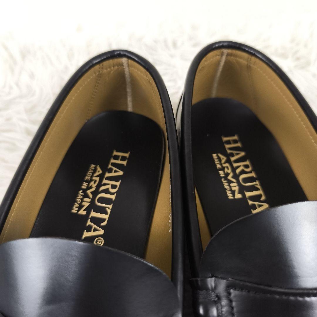 ✨未使用✨ HARUTA ハルタ コインローファー 合皮 ウレタンソール 黒