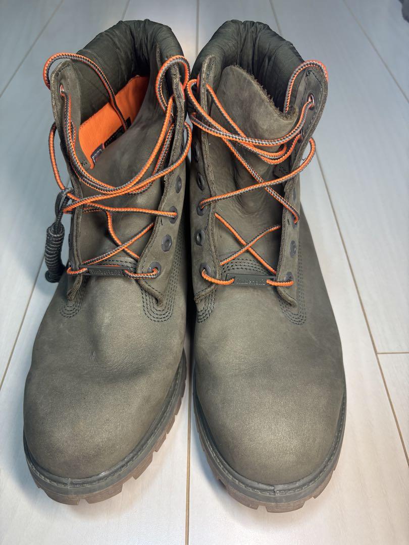 Timberlandグリーン ワークブーツ 【10.5W】 緑
