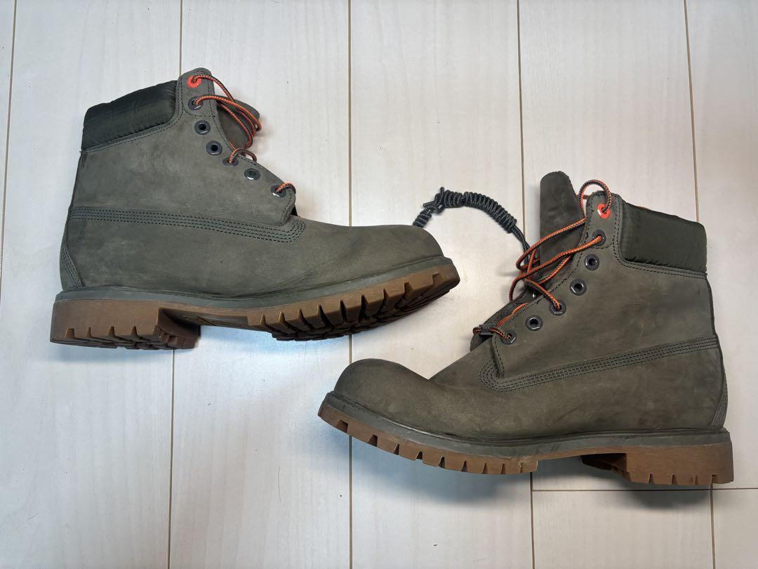 Timberlandグリーン ワークブーツ 【10.5W】 緑