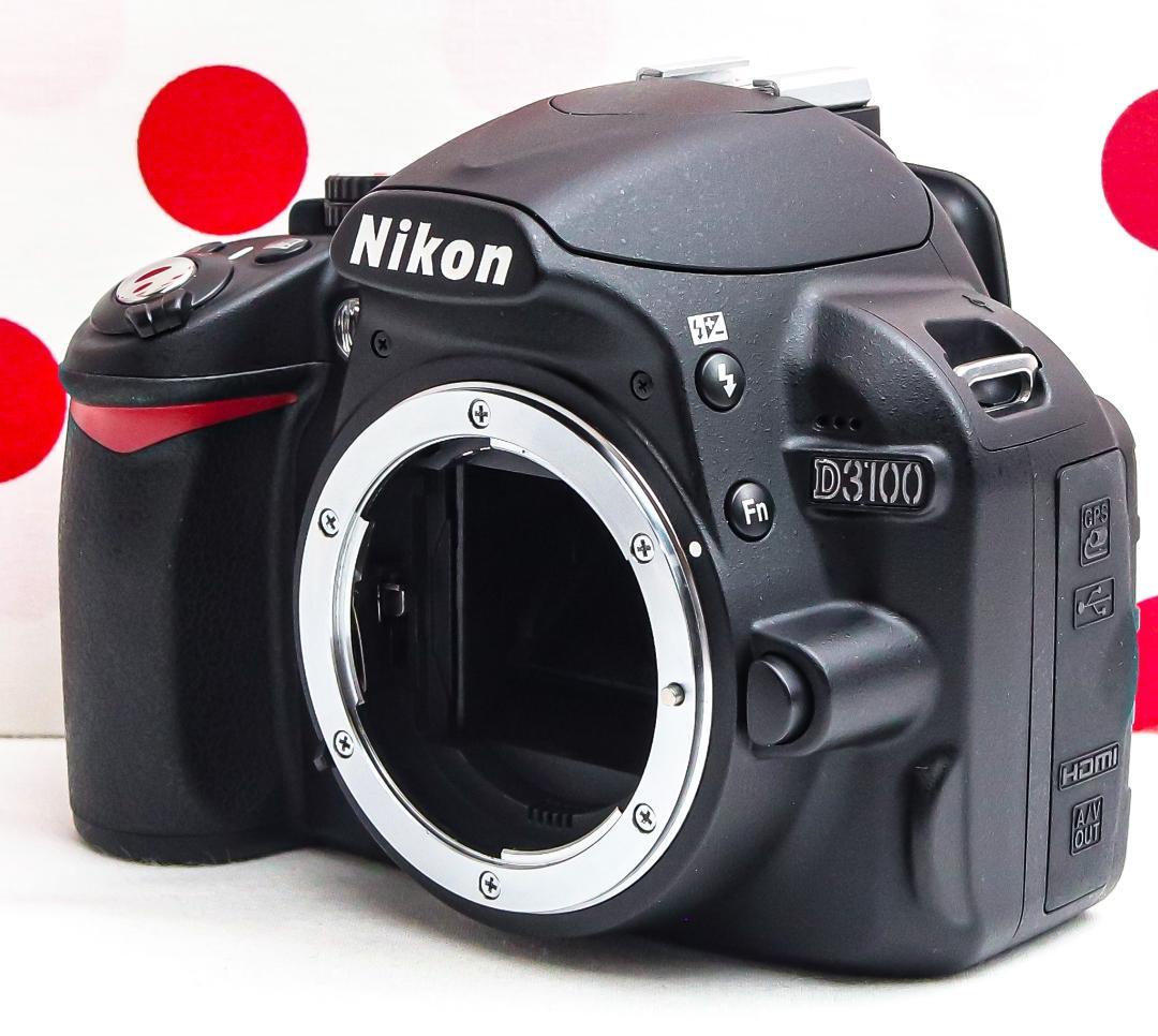 美品 ニコン Nikon D3100❤スマホに転送❤人気機種❤小型軽量一眼レフ