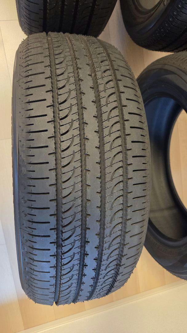 ②新車外し 2025年製 ヨコハマ 225/55R18 10分山 ※2本 デリカ