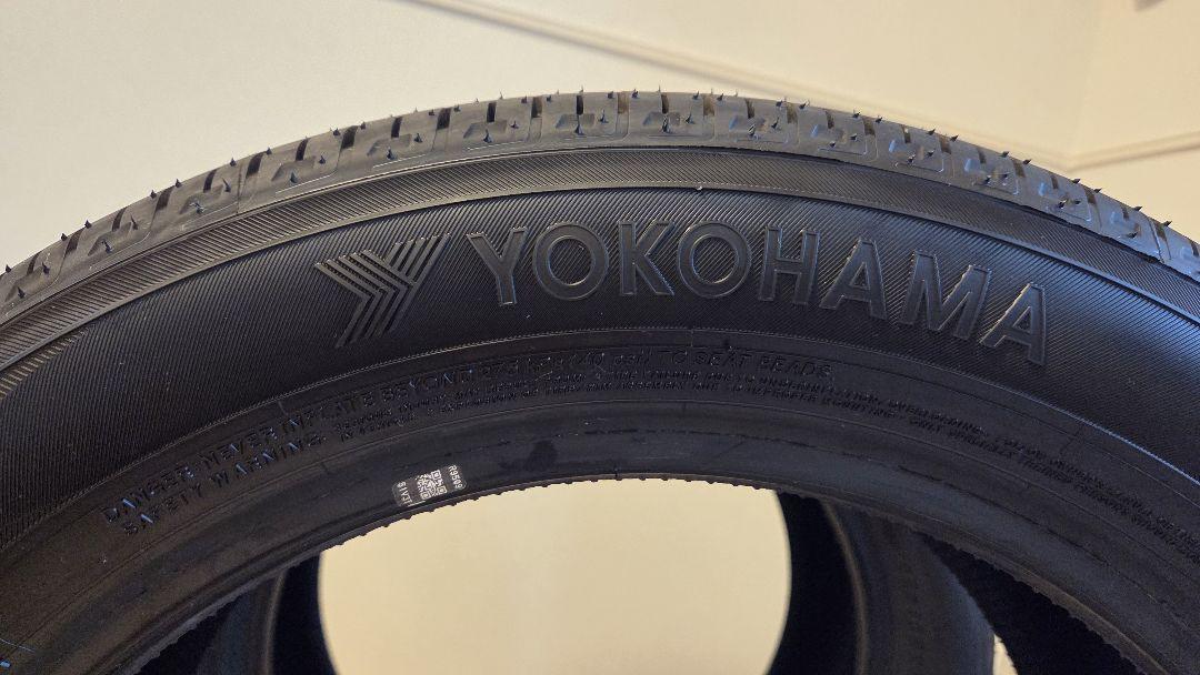 ②新車外し 2025年製 ヨコハマ 225/55R18 10分山 ※2本 デリカ
