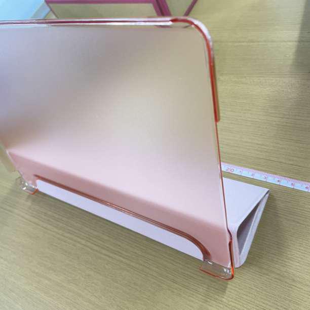 iPadケース 9.7インチ 半透明 シェルカバー 折り畳み ピンク - メルカリ iPadケース 9.7インチ 半透明 シェルカバー 折り畳み ピンク - メルカリ