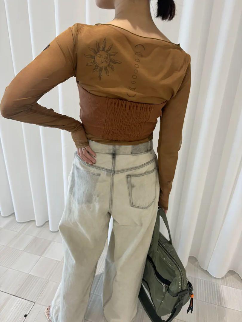 新品タグ付！Ameri VINTAGE WRAPDENIM WIDE PANTS