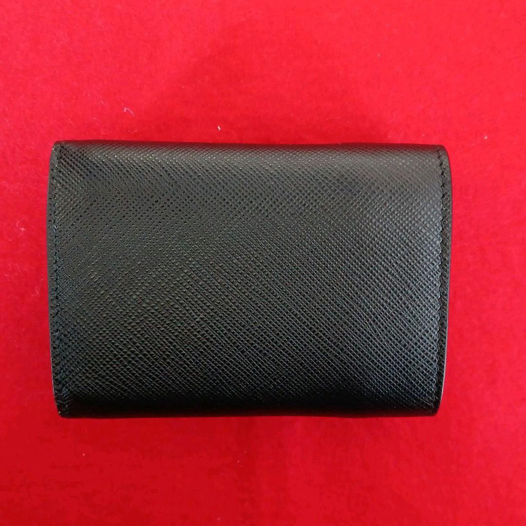 人気SALE低価 AAM21 プラダ 美品 サフィアーノメタル コンパクトウォレット 3つ折り財布 HtQfe-m21134951148 高評価得価