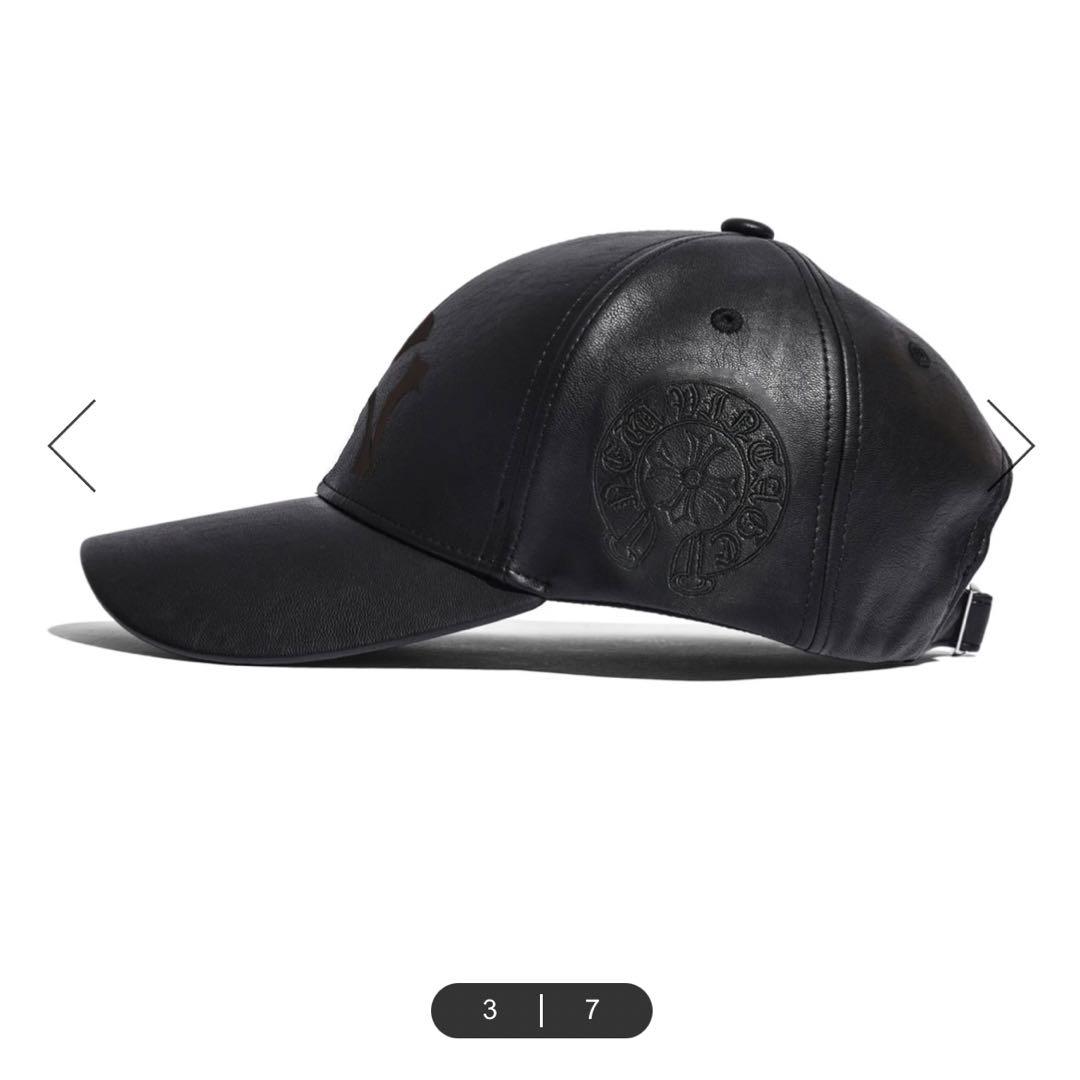 美品  NEWVINTAGE CAP限定品 LEATHER PU YORK CHROME 帽子