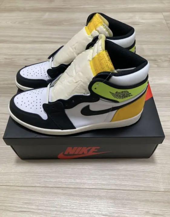 Size 8.5 - Men's Jordan 1 Retro High OG Volt | eBay