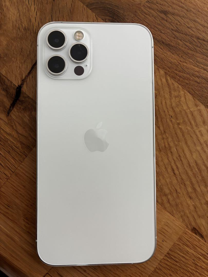 Apple iPhone 12 Pro 128GBホワイト（シルバー）美品！スマートフォン本体