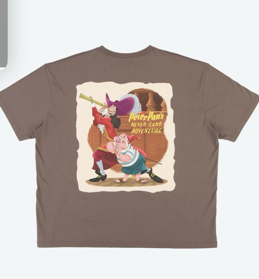 Tシャツ ビッグシルエット ユニセックスワンサイズ ピーターパン　フック船長