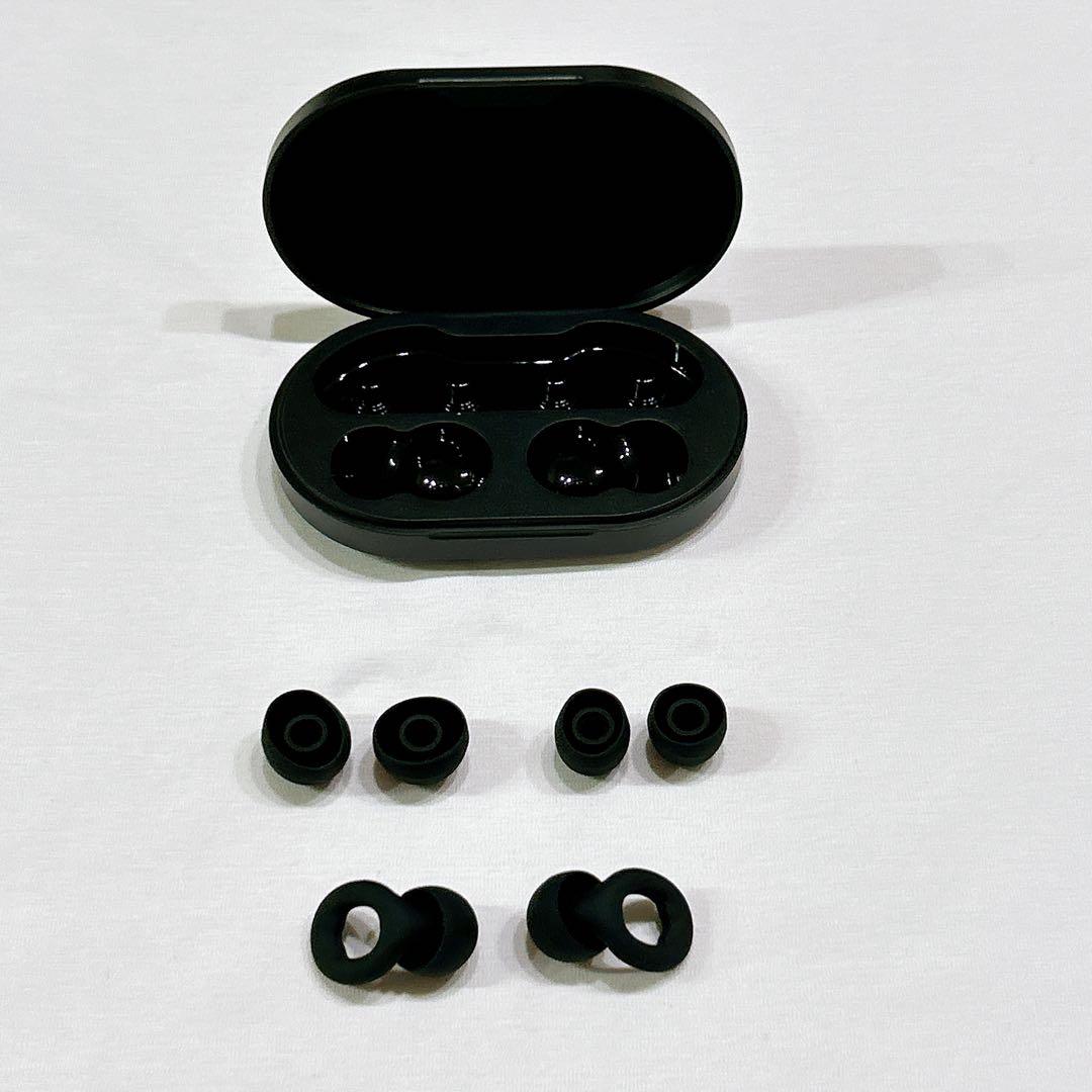 耳栓 睡眠用 完全遮音 遮音値28dB 耳栓 シリコン 水洗い可能 黒 3サイズ