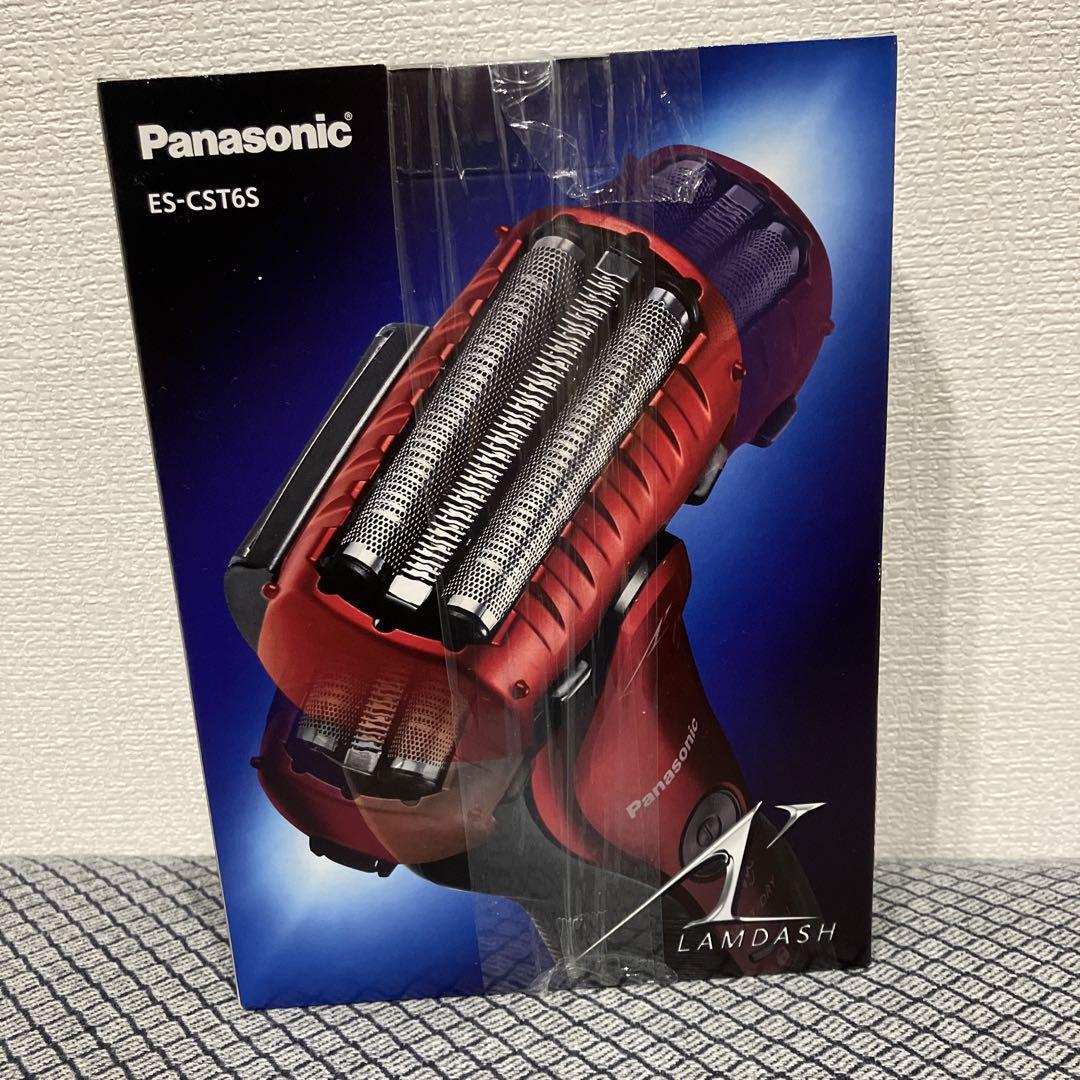 パナソニック電気シェーバーラムダッシュES-CST6S-R RED