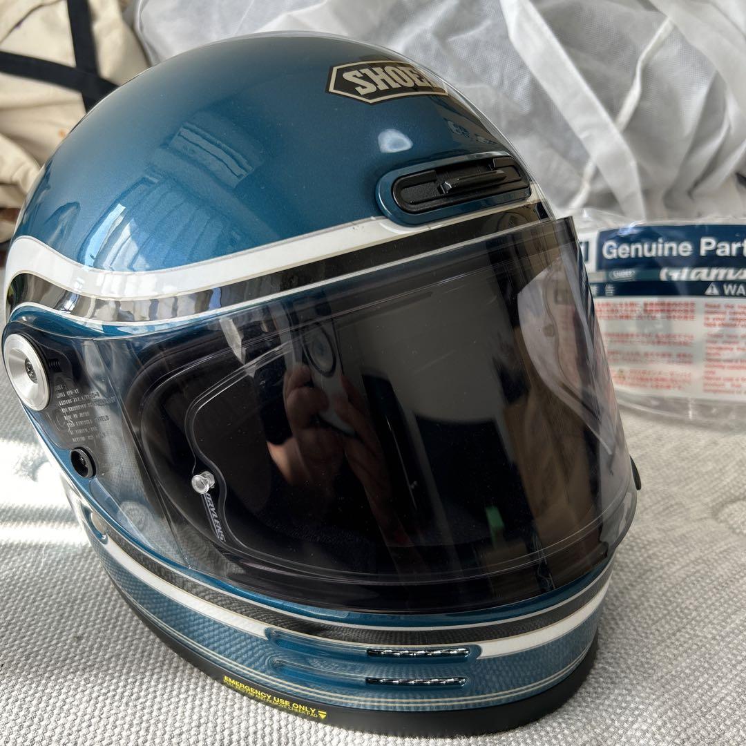 SHOEI グラムスターバイクヘルメット XXL青