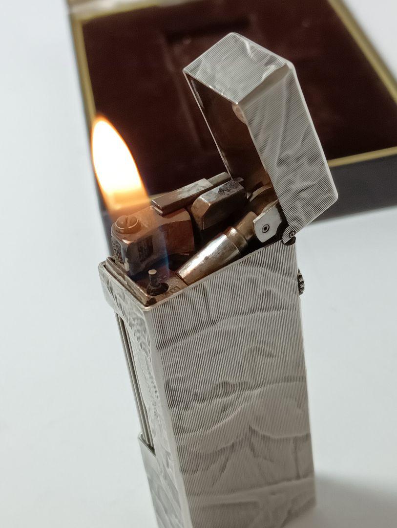 dunhill　ダンヒル　ガスライター　シルバーカラー