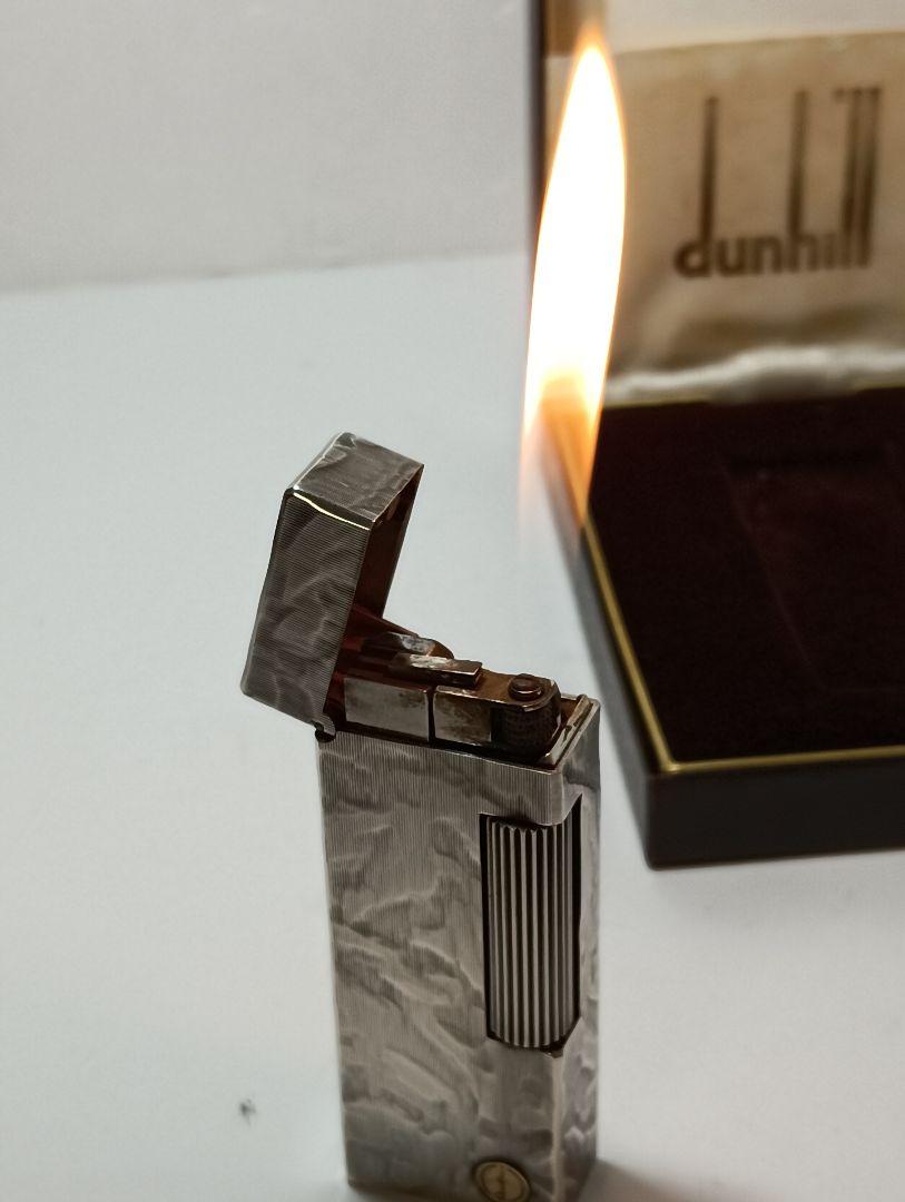 dunhill　ダンヒル　ガスライター　シルバーカラー