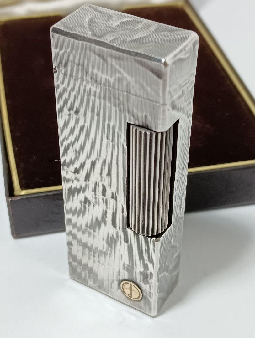 dunhill　ダンヒル　ガスライター　シルバーカラー