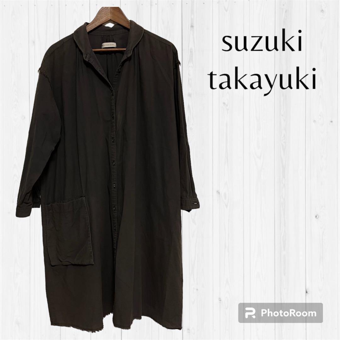 ikkuna/suzuki takayukiオーガニックコットン前開きワンピース
