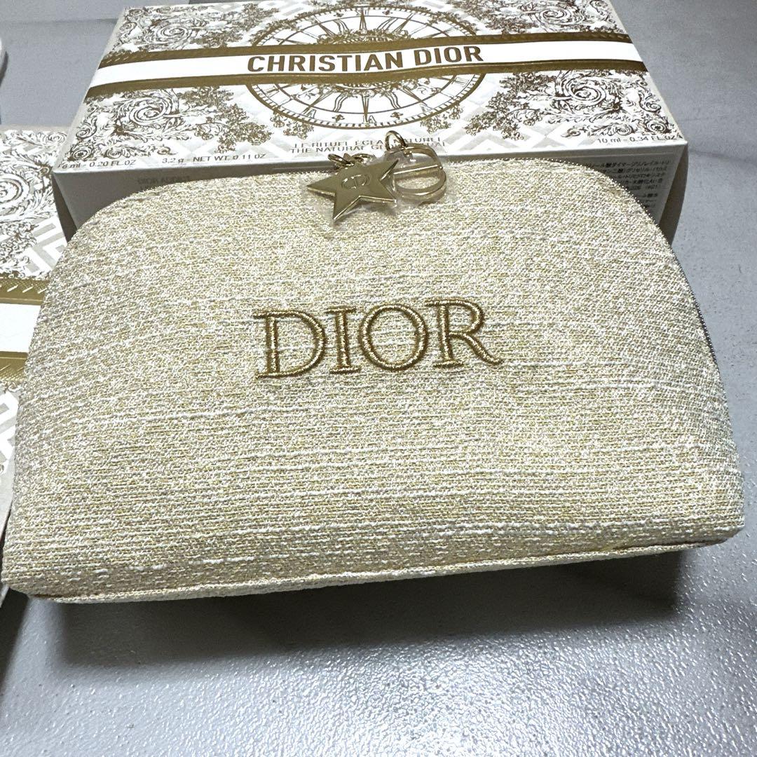 Dior クリスマスコフレ2024 ポーチと袋、箱セット