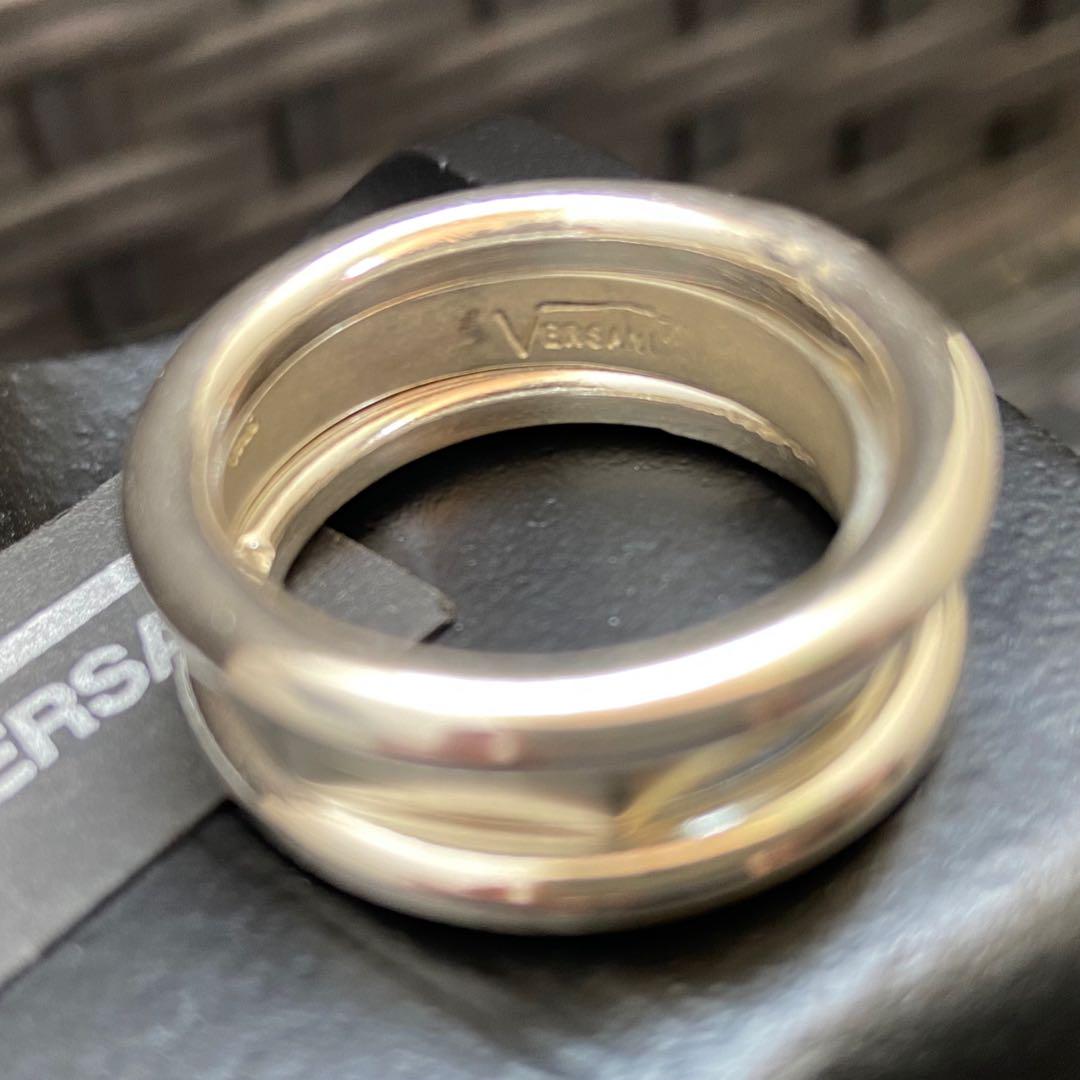 VERSANI Newyork【21号】三連リング ポリゴンデザイン 正規品新品