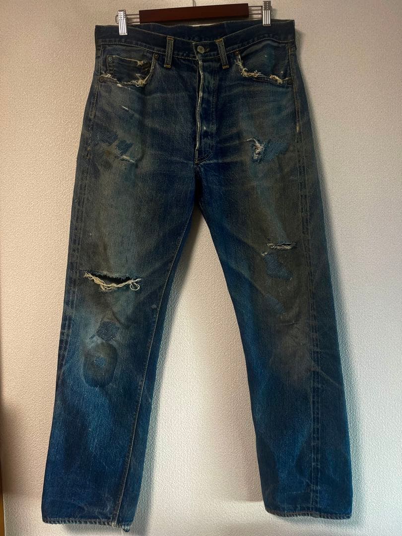 リーバイス 501xx 50s 60s 実寸W33 マッチ跡 オリジナルXL(LL)・Levi's