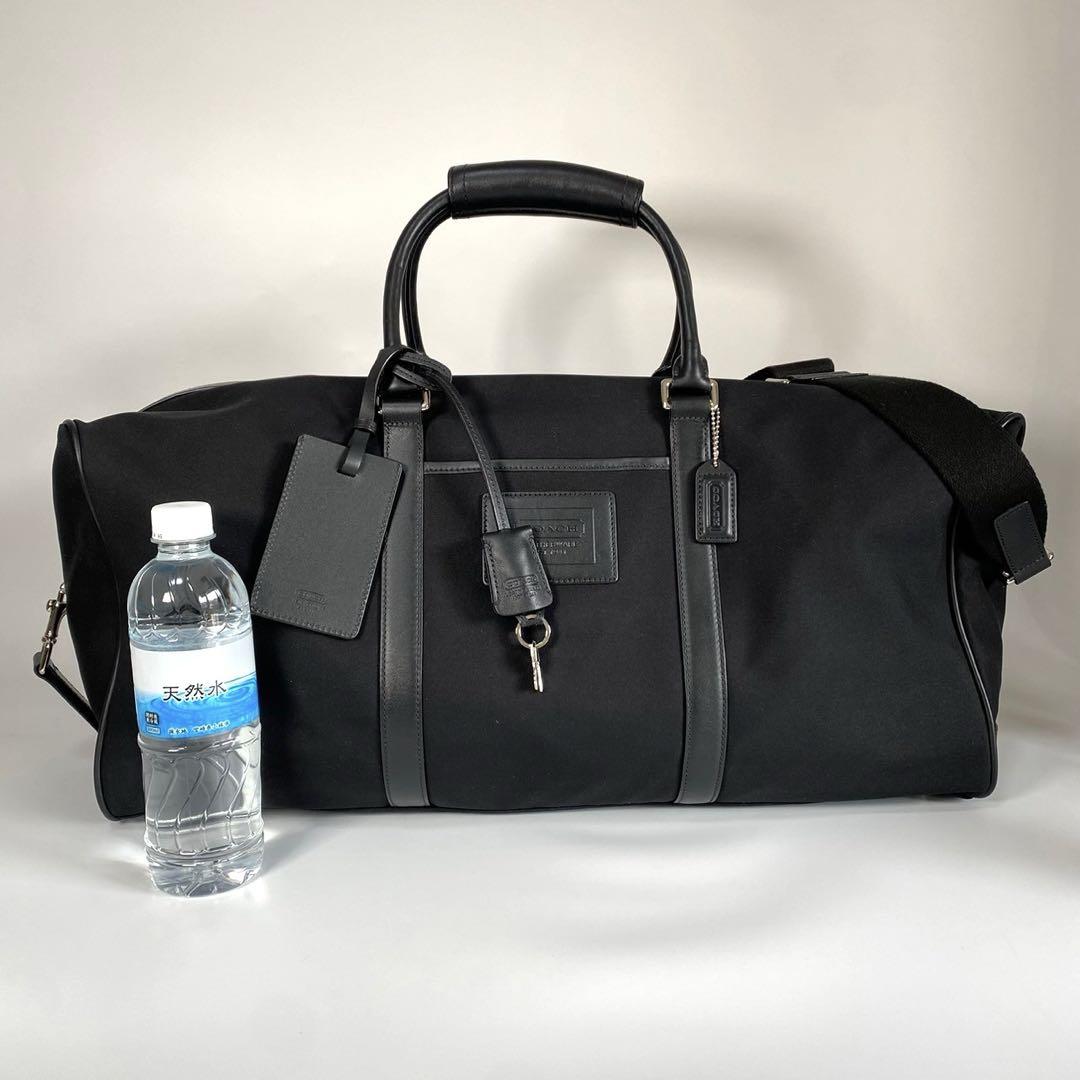 極美品】COACH コーチ ボストンバッグ 南京錠・鍵付き