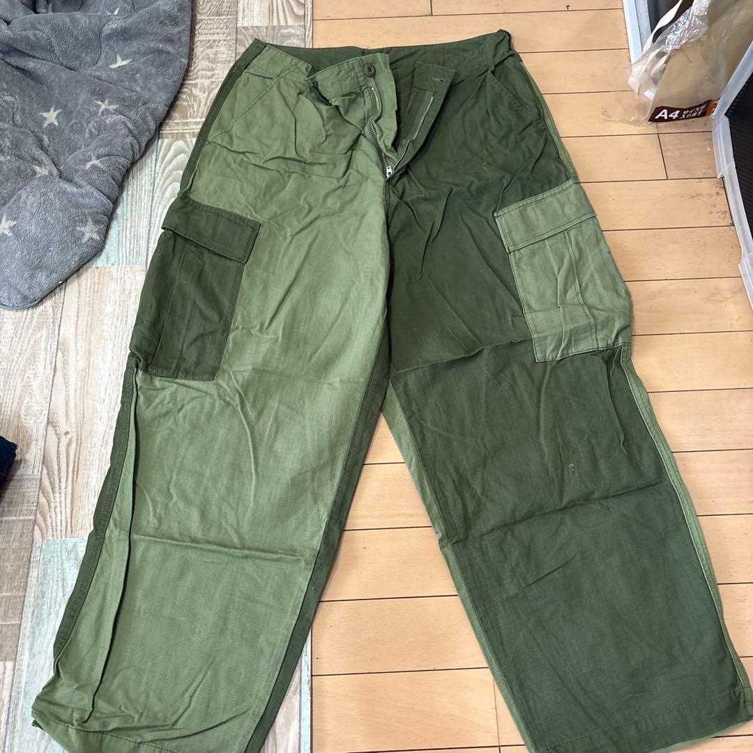 HINSON カーゴパンツ Mサイズ オリーブグリーン