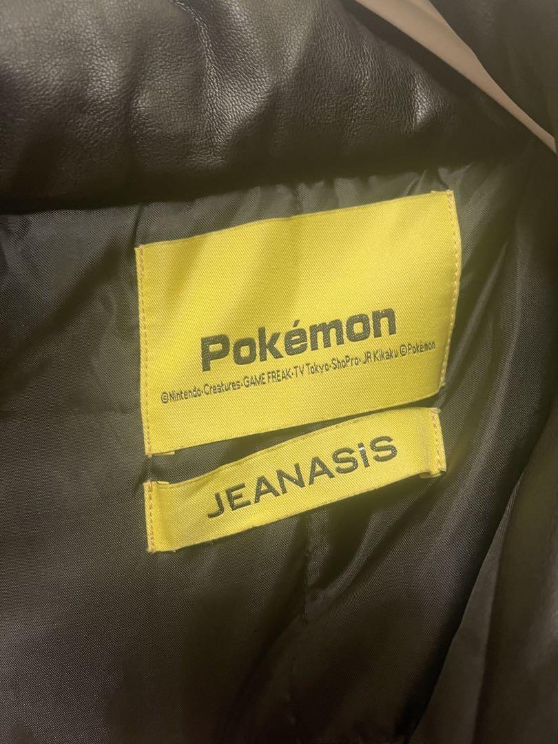 Pokémon JEANASIS ブラックダウンジャケット