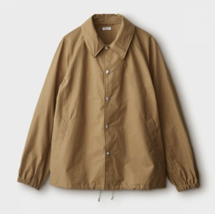 PHIGVEL COACH JACKET フィグベル GOLD KHAKI
