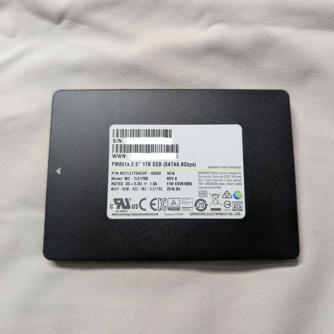 Samsung MZ-7LE1T00 2.5インチ 1TB SATA SSD