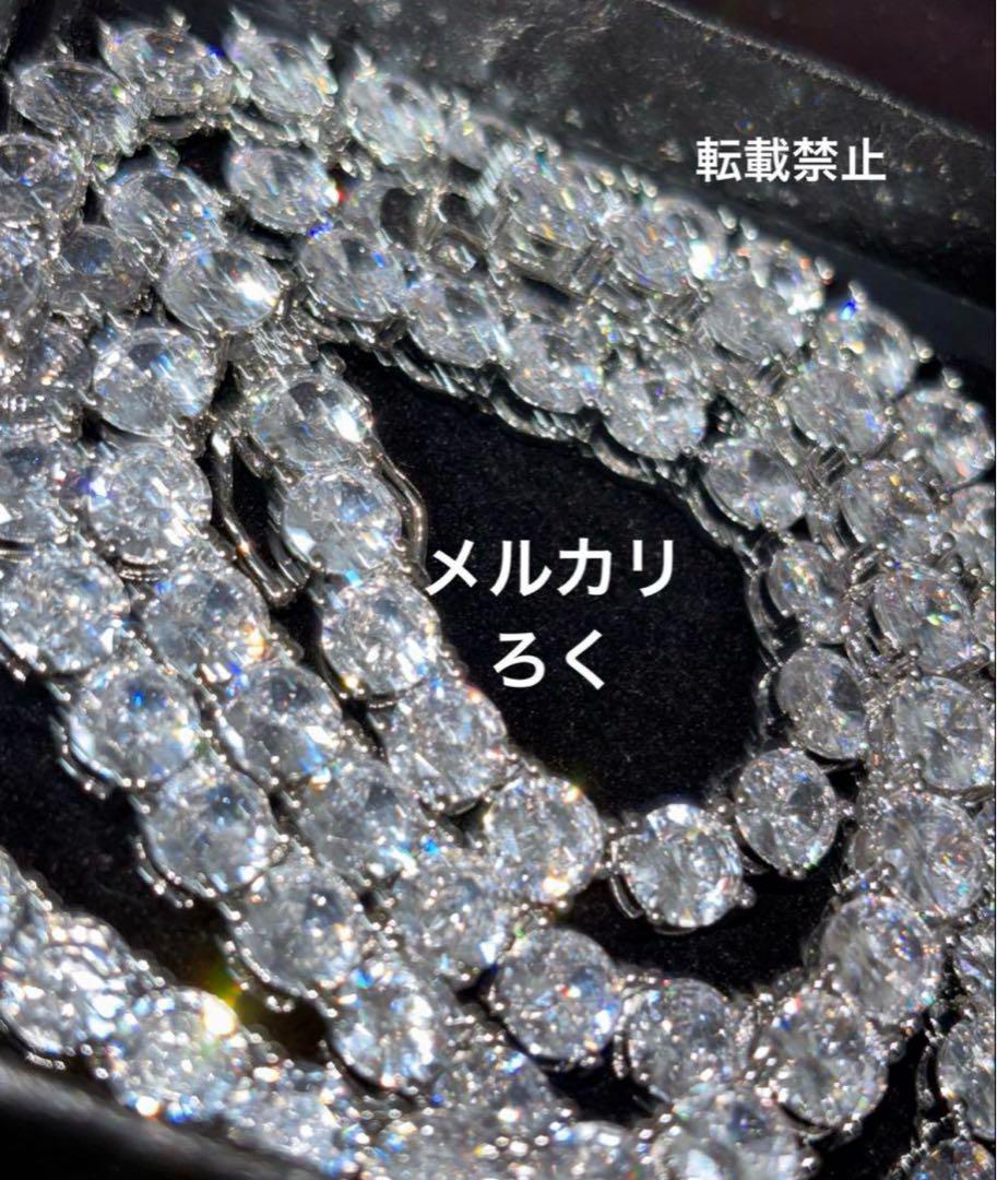 t-ace着用 18k gp czダイヤ テニスチェーン ネックレス