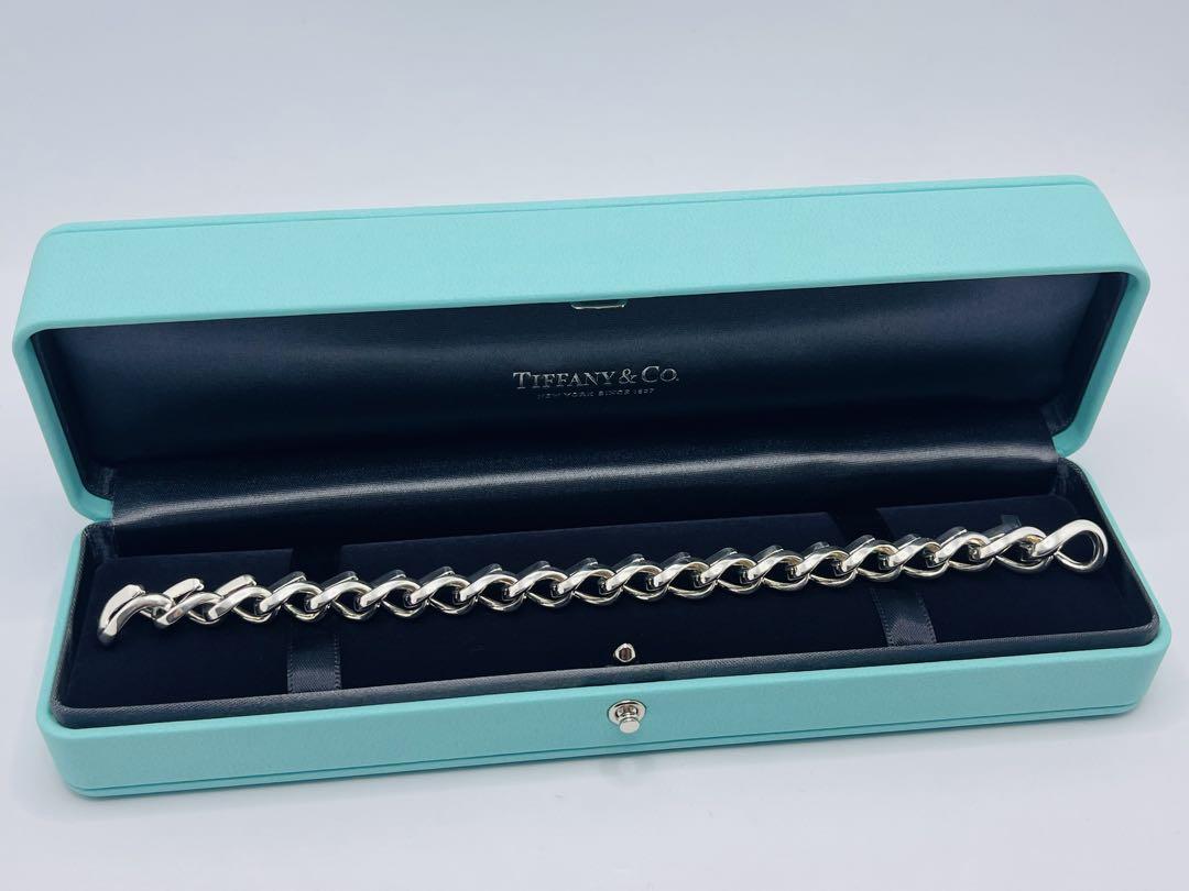 c702 美品 ティファニー フォージ ラージ リンク ブレスレット