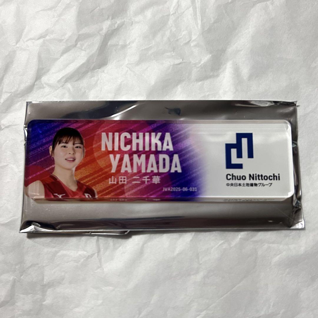 NECレッドロケッツ 山田二千華選手 直筆サイン　２個セット NECレッドロケッツ 山田二千華選手 直筆サイン 2個セット