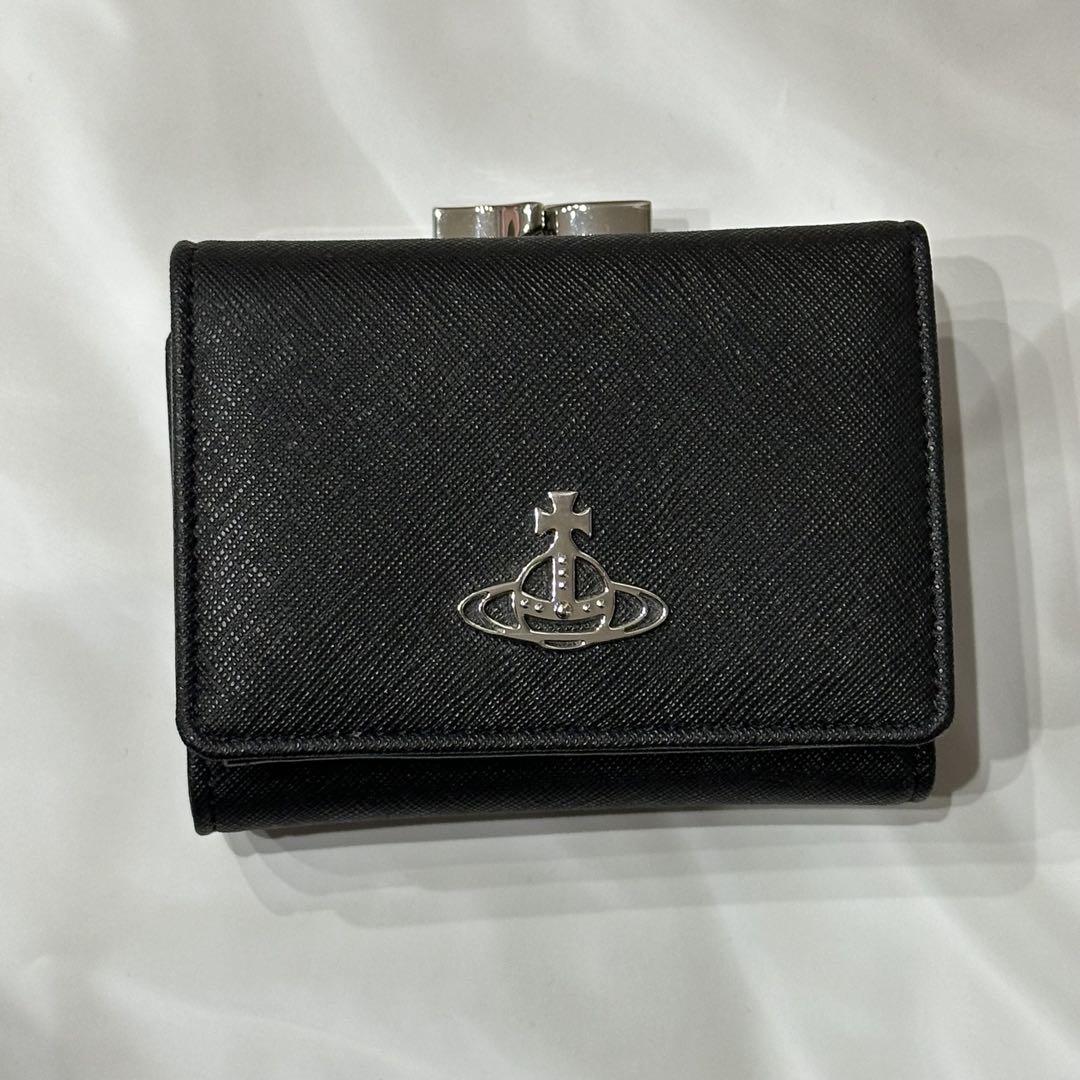 Vivienne Westwood ブラック 三つ折り財布 - メルカリ