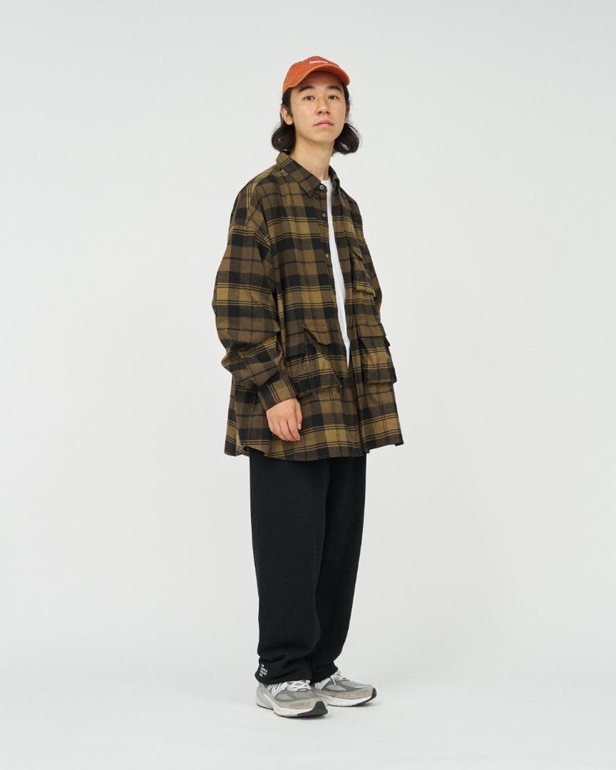 フレッシュサービス FLANNEL CHECK MULTI POCKET B M フレッシュサービス FLANNEL CHECK MULTI POCKET B M