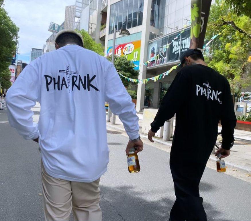 【PHATRNK✙ファットランク】 CHRISTロゴ ロンT L 黒 PHATRNK✙ふぁっとらんく✙ファットランク】 キリストロゴ ロン