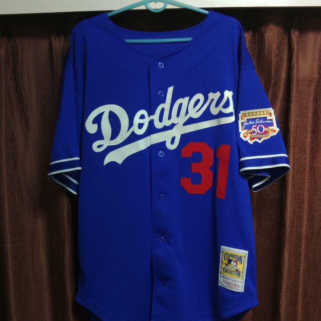 MLB ロサンゼルスドジャース ピアッツァ 31番ユニフォーム ジャージ