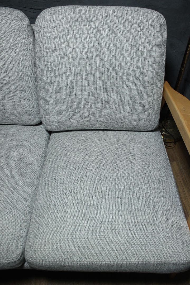 首都圏送無料〜MOSS14万天然木アルダー無垢材 3人がけソファ