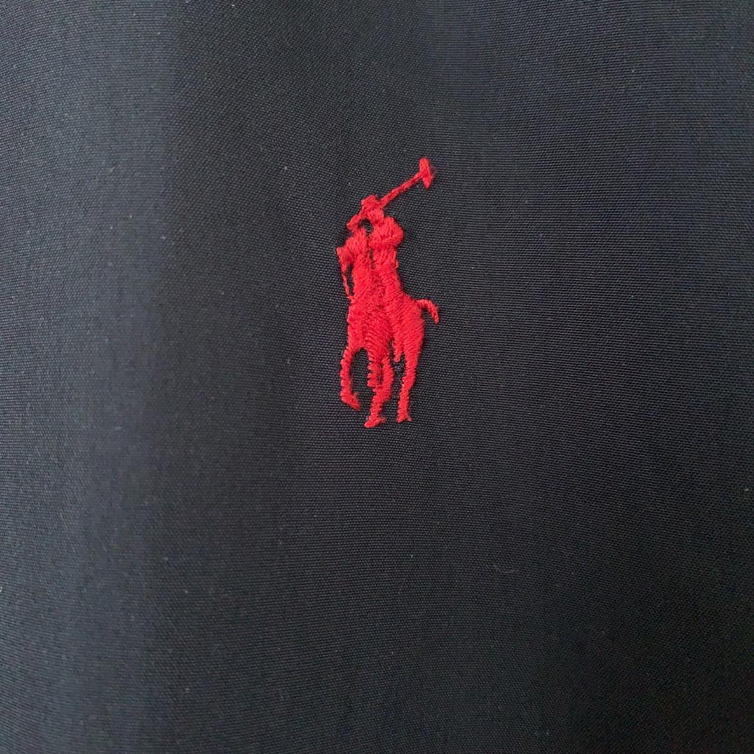 486c【希少3XLサイズ】ポロバイラルフローレン 刺繡ロゴ スウィングトップ