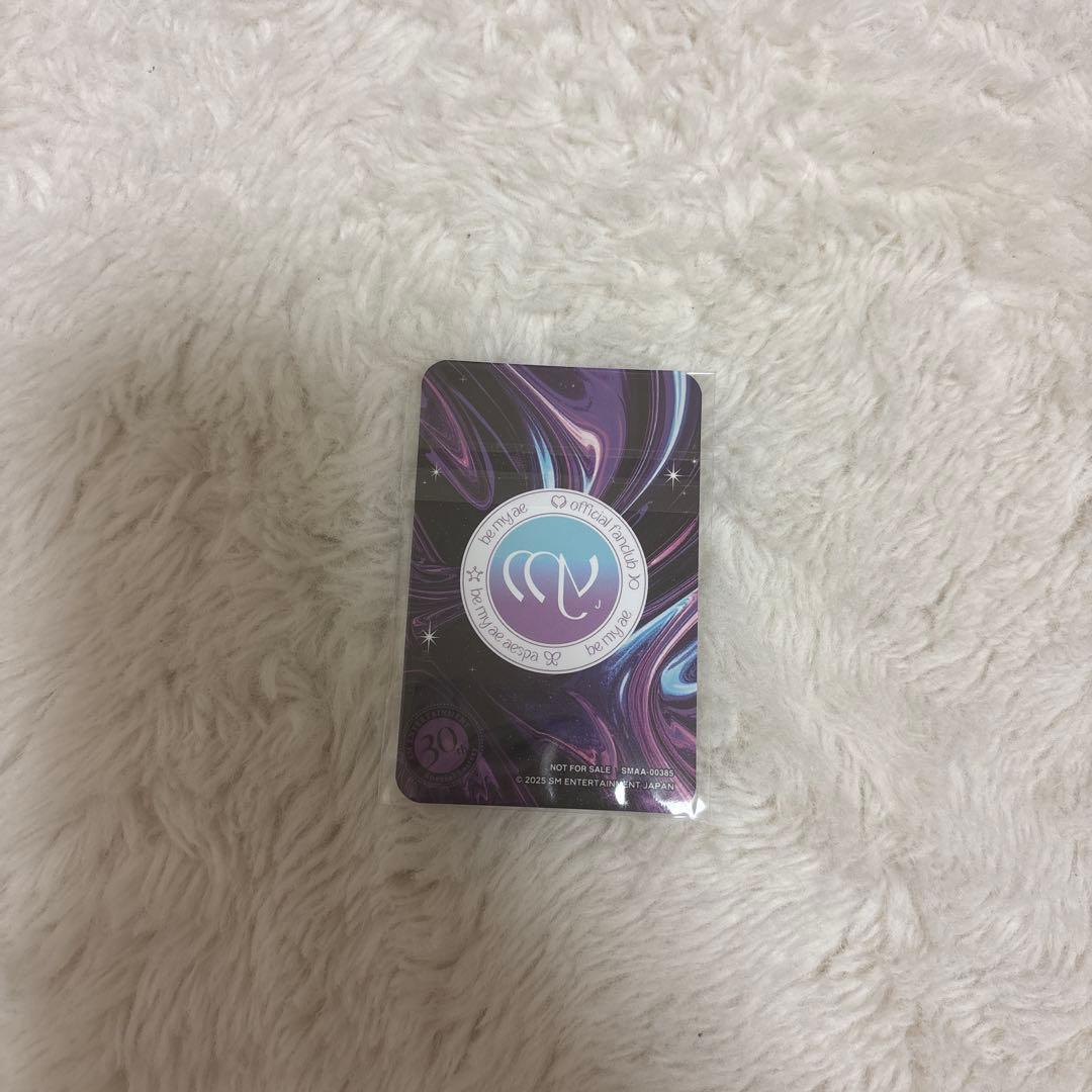 aespa ファンクラブ限定 当選 ウィンター トレカ SM 抽選会 MY-J aespaファンクラブ限定 当選ウィンタートレカSM 抽選会MY-J