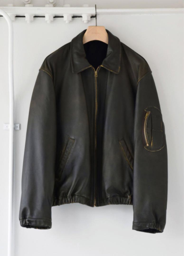 美品】19ss コモリ／comoliサイズ3 ベタシャンブルゾン白