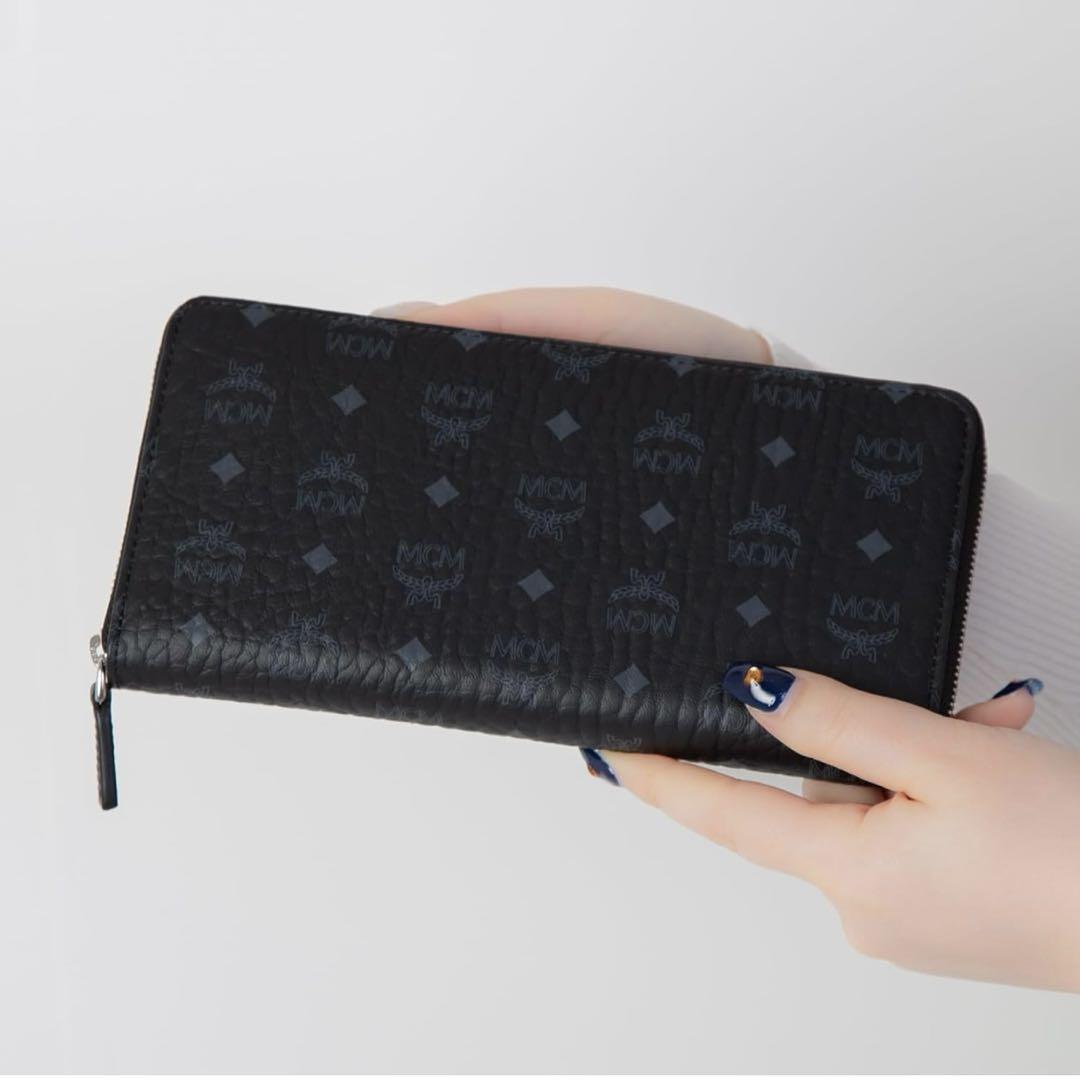 MCM エムシーエム 長財布 ラウンドファスナー