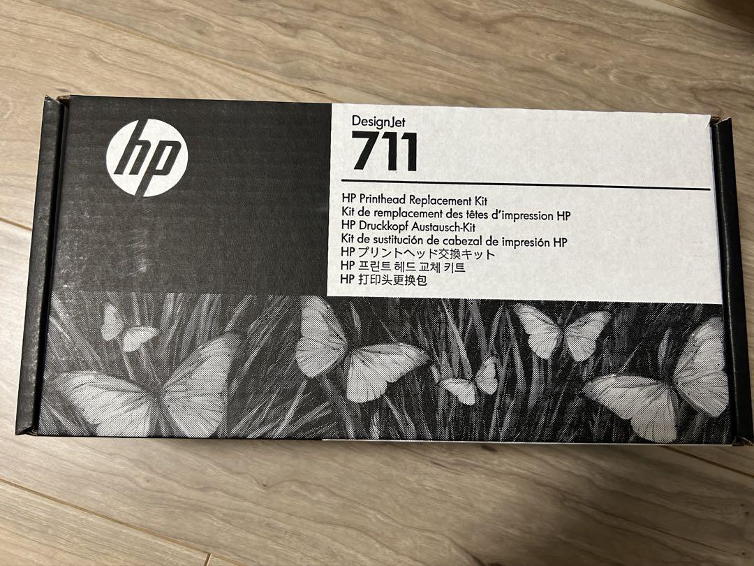 【新品】HP 711 インクカートリッジ 4個セット、プリントヘッド交換キット
