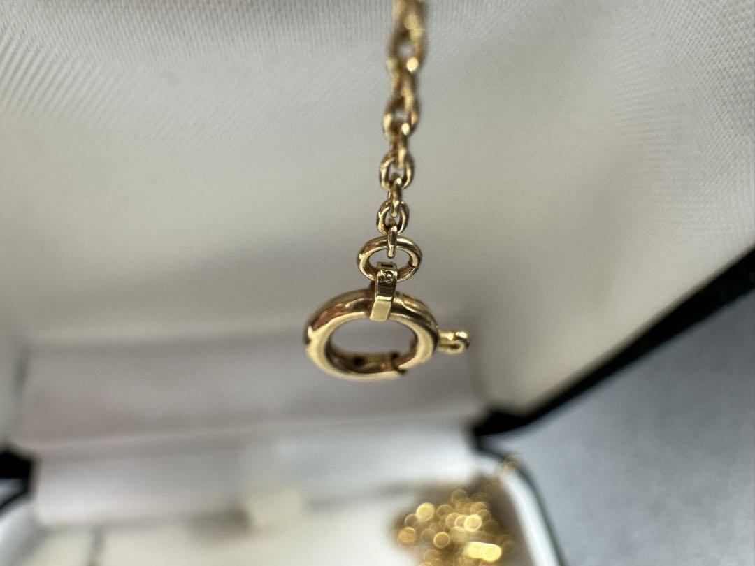 K18 激レア Dior ディオール 旧ロゴ ネックレス ダイヤモンド